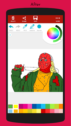 Serial Killer Coloring Book Screen 3