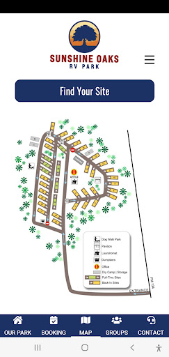 Sunshine Oaks RV Park Screen 3