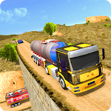 Oil Tanker Truck Driving Mountain Offroad Uphill icon