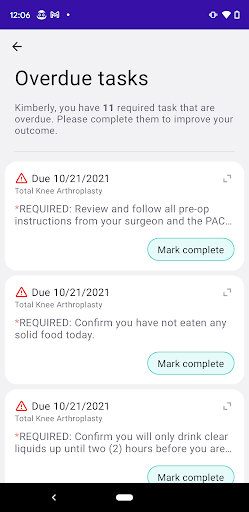 PeriOp Demo Screen 3