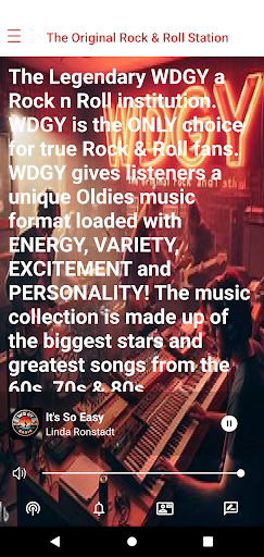 Android application WDGY Radio screenshort