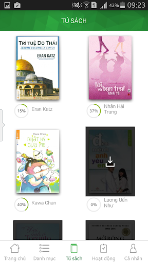 Vinabook Reader Screen 3