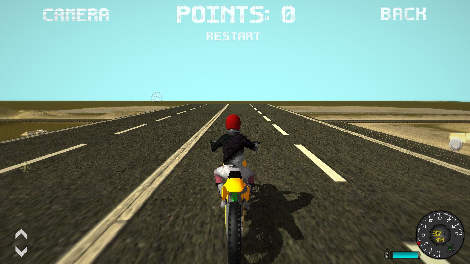 Android application Motocross Motorbike Simulator Offroad screenshort