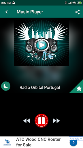 Android application radio orbital portugal lisboa screenshort