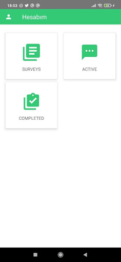 Sorğular Screen 2