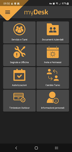 Android application myDesk Amtab screenshort