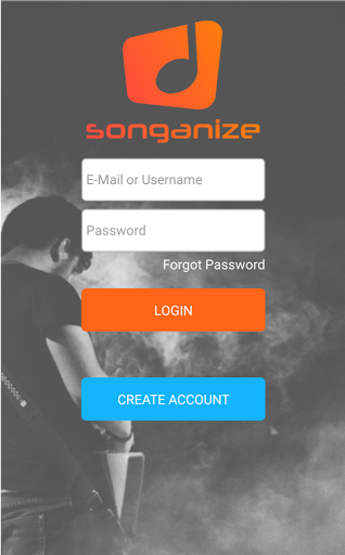 Android application songanize screenshort