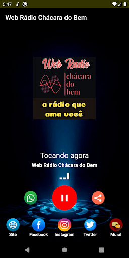Web Rádio Chácara do Bem