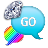 GO SMS - RainbowDiamondStripes icon
