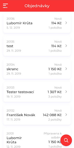 Android application WebCzech screenshort