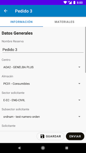 Reservas Online Screen 3