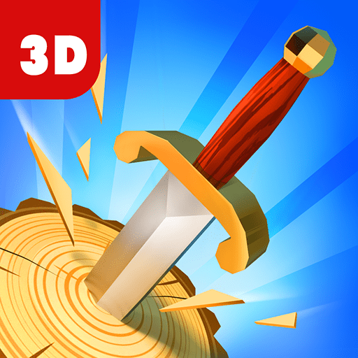 Knives out: knife 3D hit games logo
