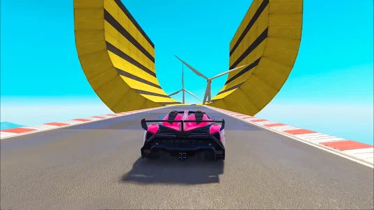 Superhero Car Stunt: Car Games