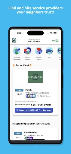 Android application StreetFair screenshort