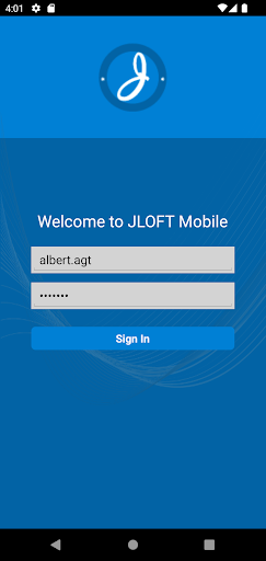Android application JLOFT Mobile screenshort