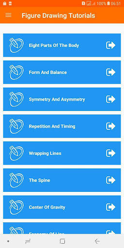 Android application Learn Figure Drawing Tutorial screenshort