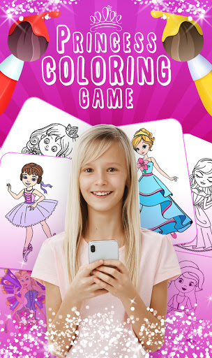 Download Princess Coloring Book Glitter Game Apk By Kidzyworld Wikiapk Com
