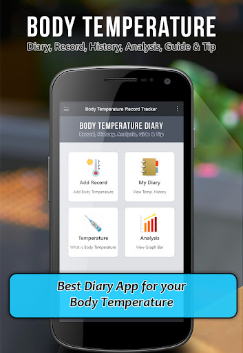 Body Temperature Diary/Tracker Screen 3