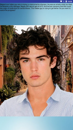 Virtual Boyfriend for Shy Girls Texting App Game