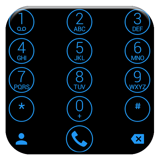 Theme for ExDialer Circle Blue 300 Icon