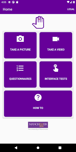 Android application SALVE screenshort