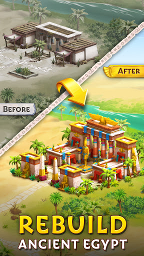 Pyramid of Mahjong: A tile matching city puzzle  screenshots 4