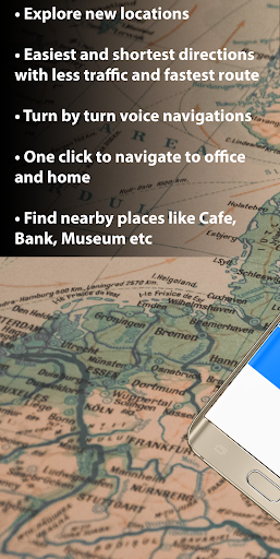 Android application GPS Maps & Directions screenshort