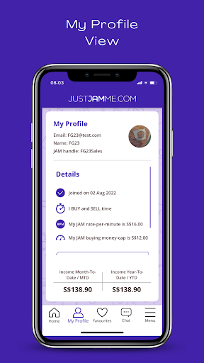 JUSTJAMME Screen 2