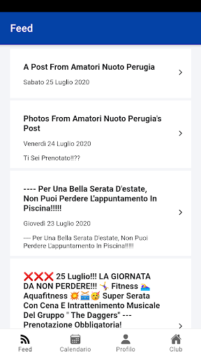 Amatori Nuoto Perugia Screen 3