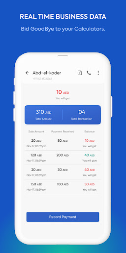 Foloosi Book: Digital Ledger Screen 2
