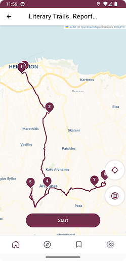 Kazantzakis Routes
