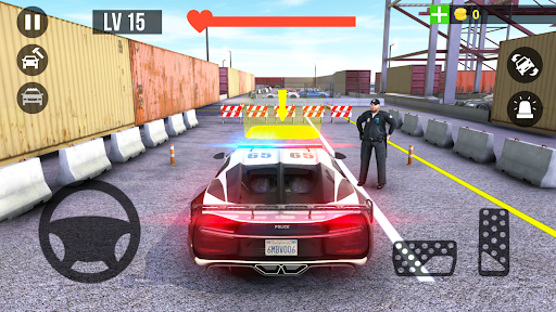 Police Car Parking Real Car Screen 2