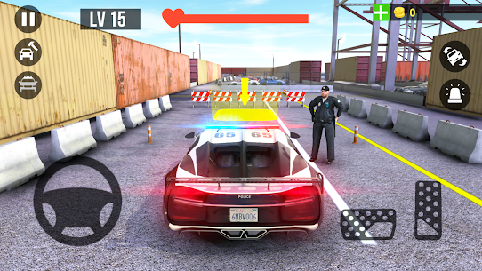 Police Car Parking Real Car v1.0 (Unlimited Money/Free Purchase) Free For Android 2