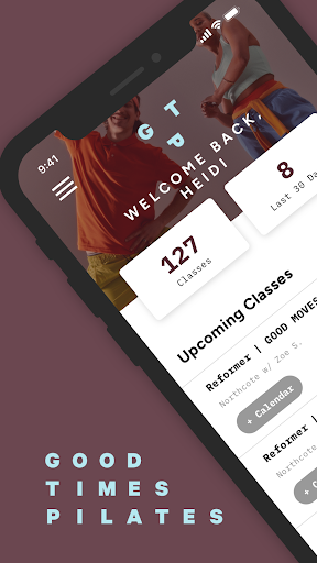 Android application Good Times Pilates 2.0 screenshort