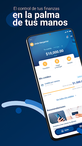 Android application Consubanco screenshort