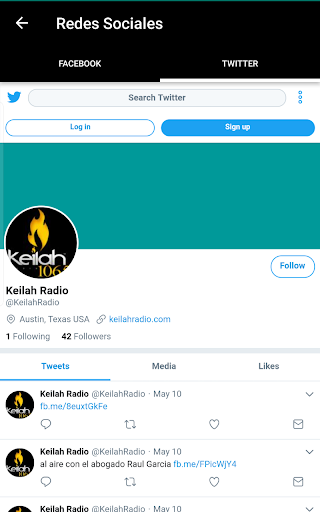 Keilah Radio Screen 3