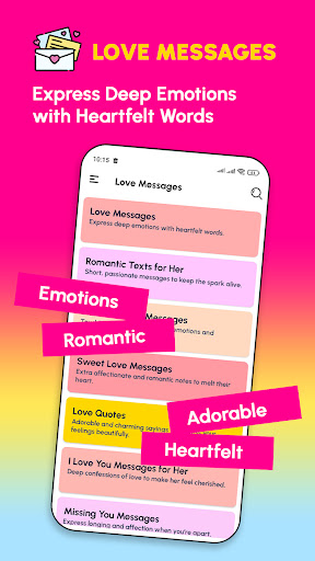 Sweet Romantic Love Messages ekran görüntüsü