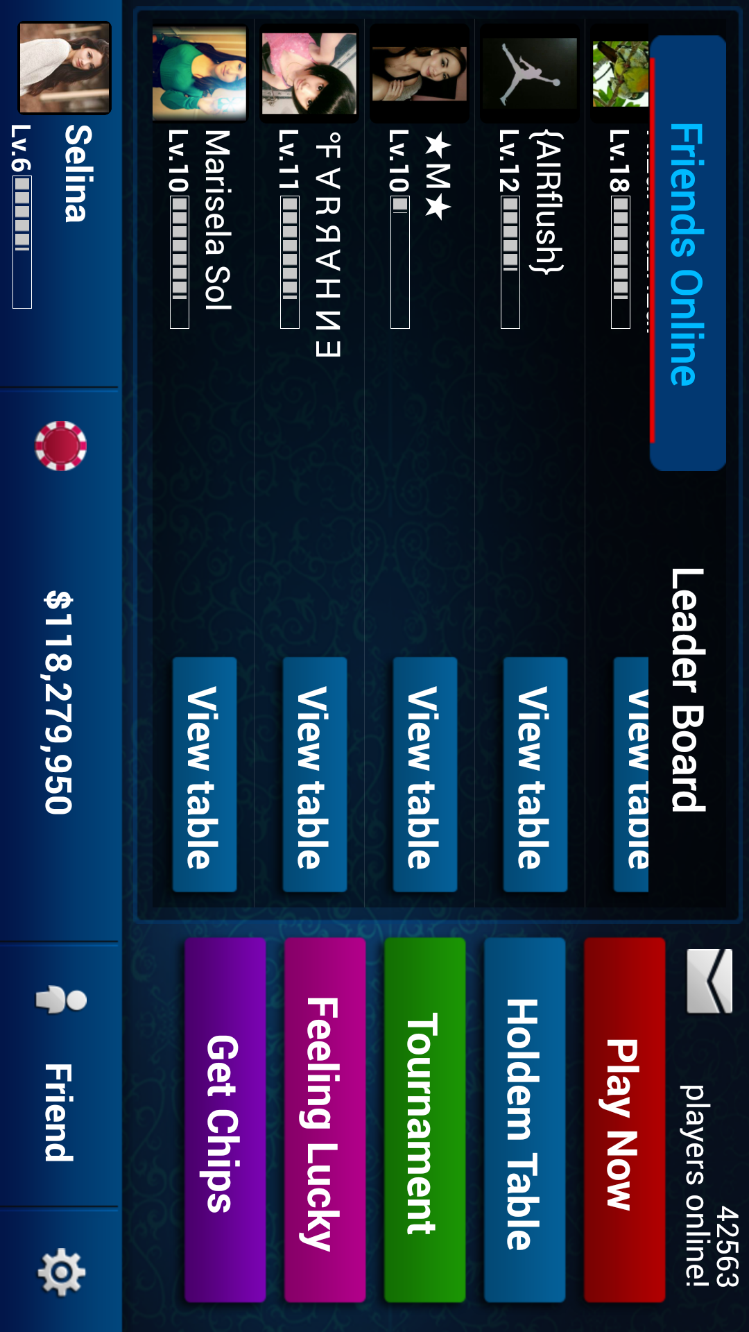 Android application Texas Holdem Poker Pro screenshort