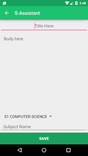 Android Student Assistant