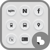 볼록한 아이콘 버즈런처 테마 (홈팩) icon
