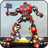 Real Robot Transformation  -  Hammer Superhero Game icon