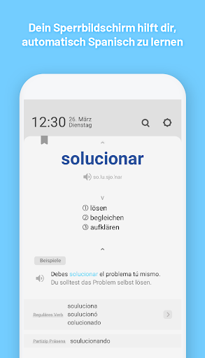 WordBit Spanisch (for German) Screen 2