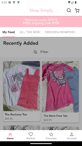Android application Shop Simply screenshort