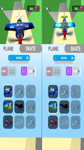 Roller Plane Skate Screen 2