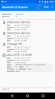 screenshot of Bluetooth LE Scanner