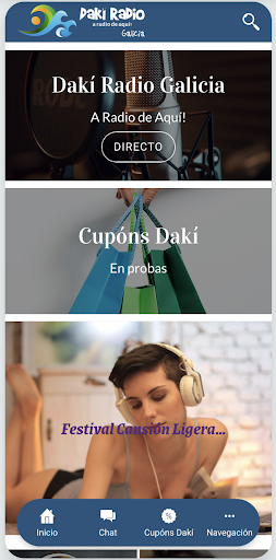 Android application Dakí Radio screenshort