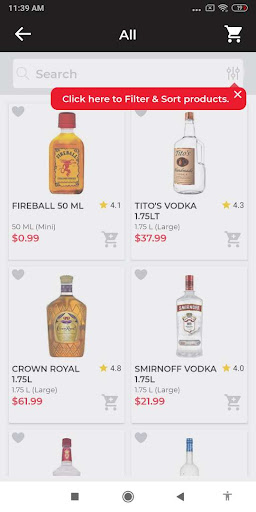 Evans Wines & Liquors Screen 3
