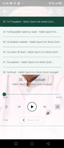 Android application Habib Syech : Sholawat merdu screenshort