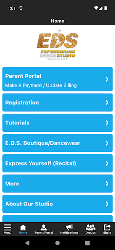 Expressions Dance Studio Screen 2