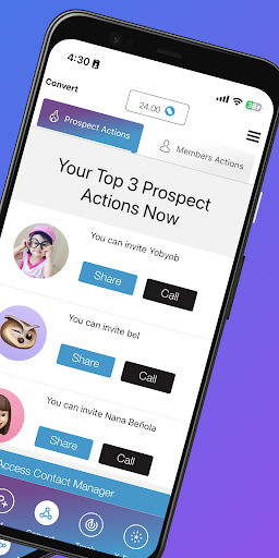 Bright Marketer Ambassador APP Screen 2